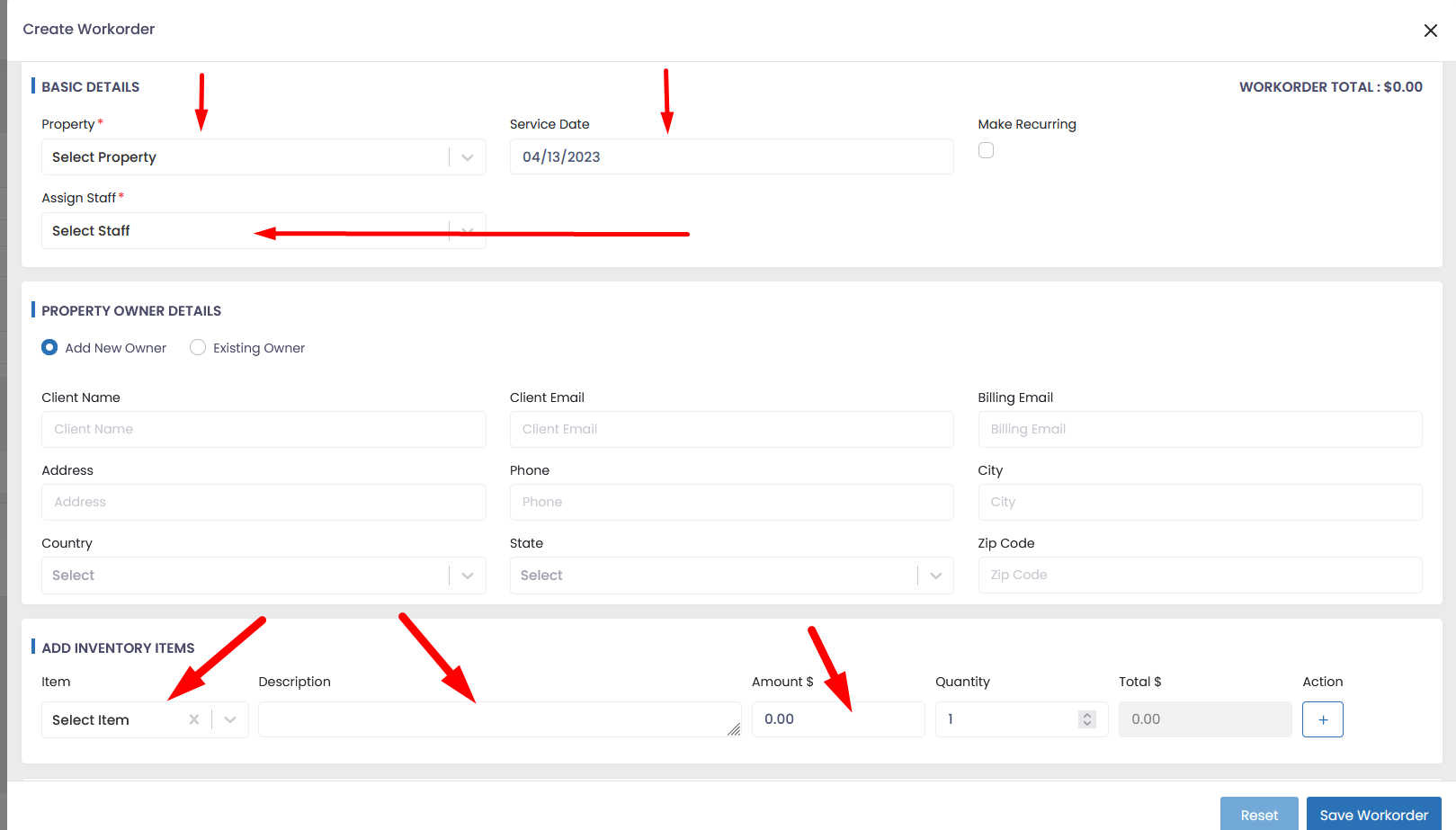 How Do I Create a Work Order? (for Property Managers) – Resort Cleaning